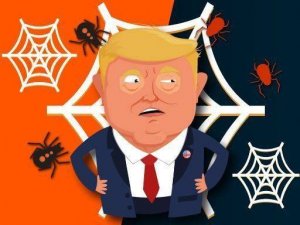 Spider Trump Web Swing Game