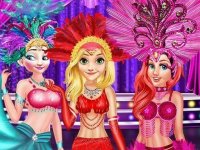 Princess as Las Vegas Showgirls Dress Up Game