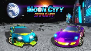 Moon City Stunt Driving Game