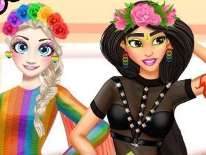 Desert Festival Stay Home Dress Up Game