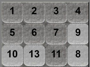Classic Sliding Numbers Puzzle Game
