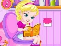 Potty Train Baby Elsa Online Game