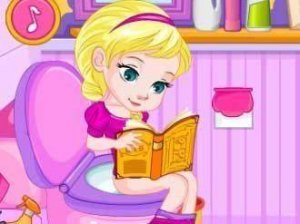 Potty Train Baby Elsa Online Game