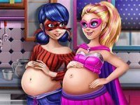 Hero Dolls Pregnant BFFs Online Game