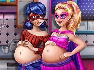 Hero Dolls Pregnant BFFs Online Game