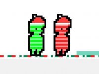 Red and Green Christmas: Portal Rescue Game