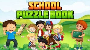 School Puzzle Book: Fun Educational Games
