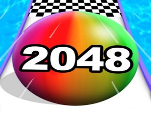 Color Ball Roll 2048 Puzzle
