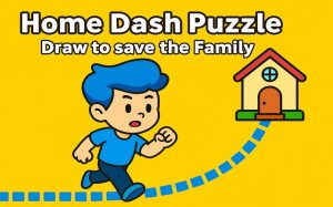 Home Dash Puzzle: Draw to Save the Family Online Game