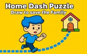Family Path Puzzle: Draw Home